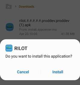 Install the application