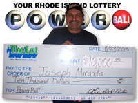 Rhode Island Lottery Winner